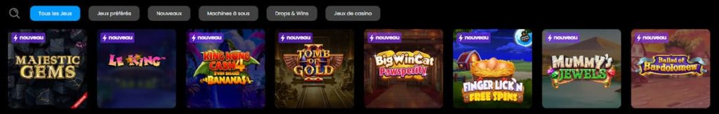 Betiton Casino jeux